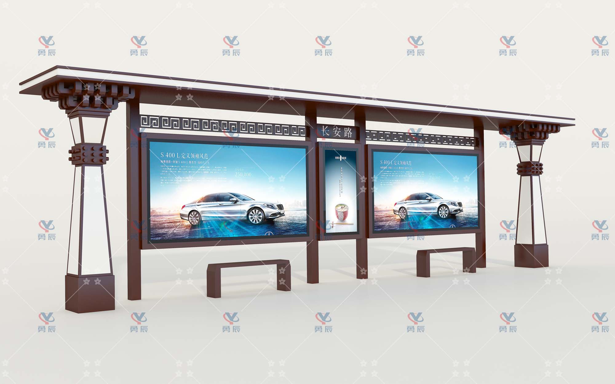 仿古候車亭YCHF-016